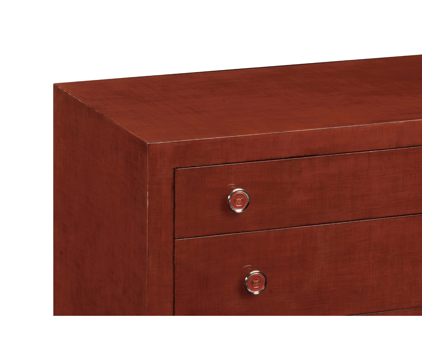 Lipstick & Silver Double Low Chest 