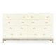 Blanc & Silver Double Low Chest 