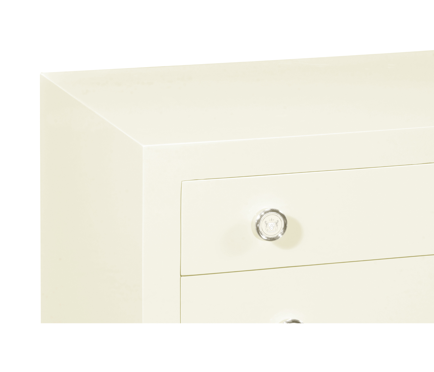 Blanc & Silver Double Low Chest 