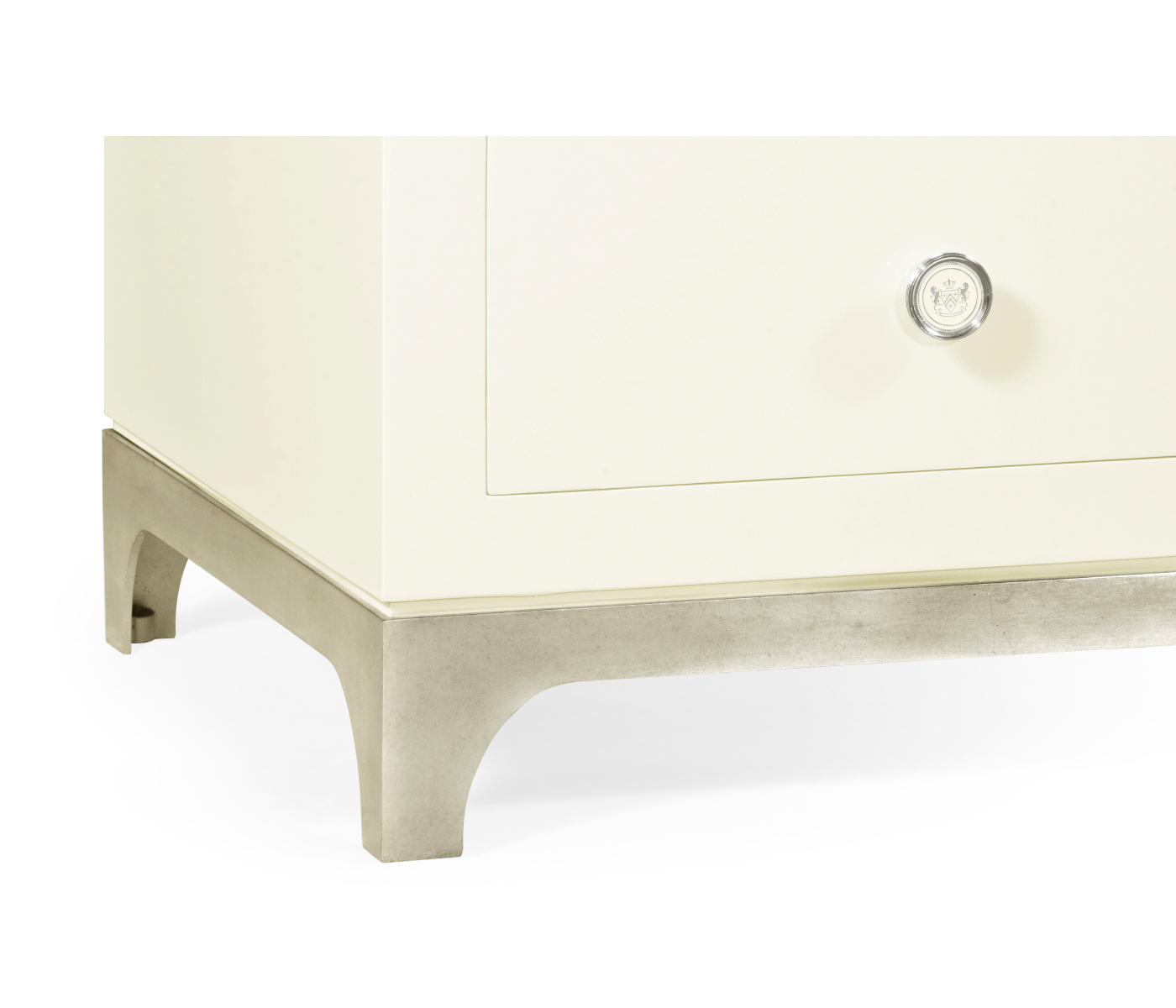 Blanc & Silver Double Low Chest 