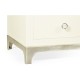Blanc & Silver Double Low Chest 