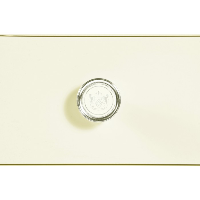 Blanc & Silver Double Low Chest 