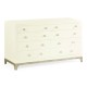 Blanc & Silver Double Low Chest 