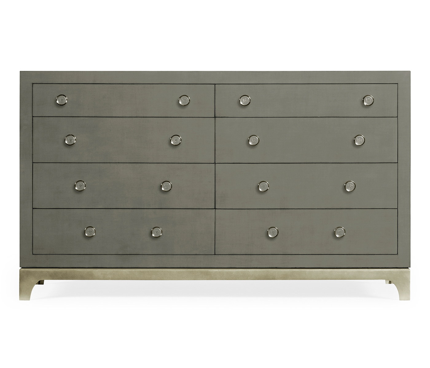 Slate & Silver Double Low Chest 