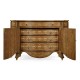 Chippendale style commode with fine inlay