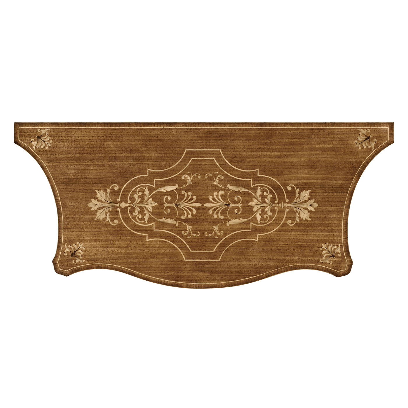 Chippendale style commode with fine inlay