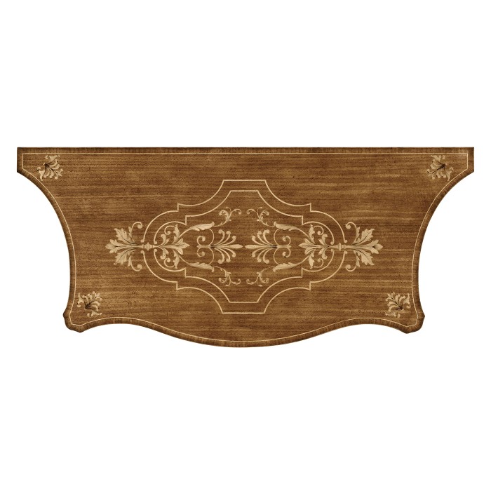 Chippendale style commode with fine inlay