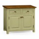 Gustavian style two door cupboard with drawers