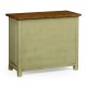 Gustavian style two door cupboard with drawers