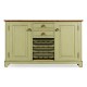 Gustavian style sideboard with wine rack