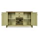 Gustavian style sideboard with wine rack