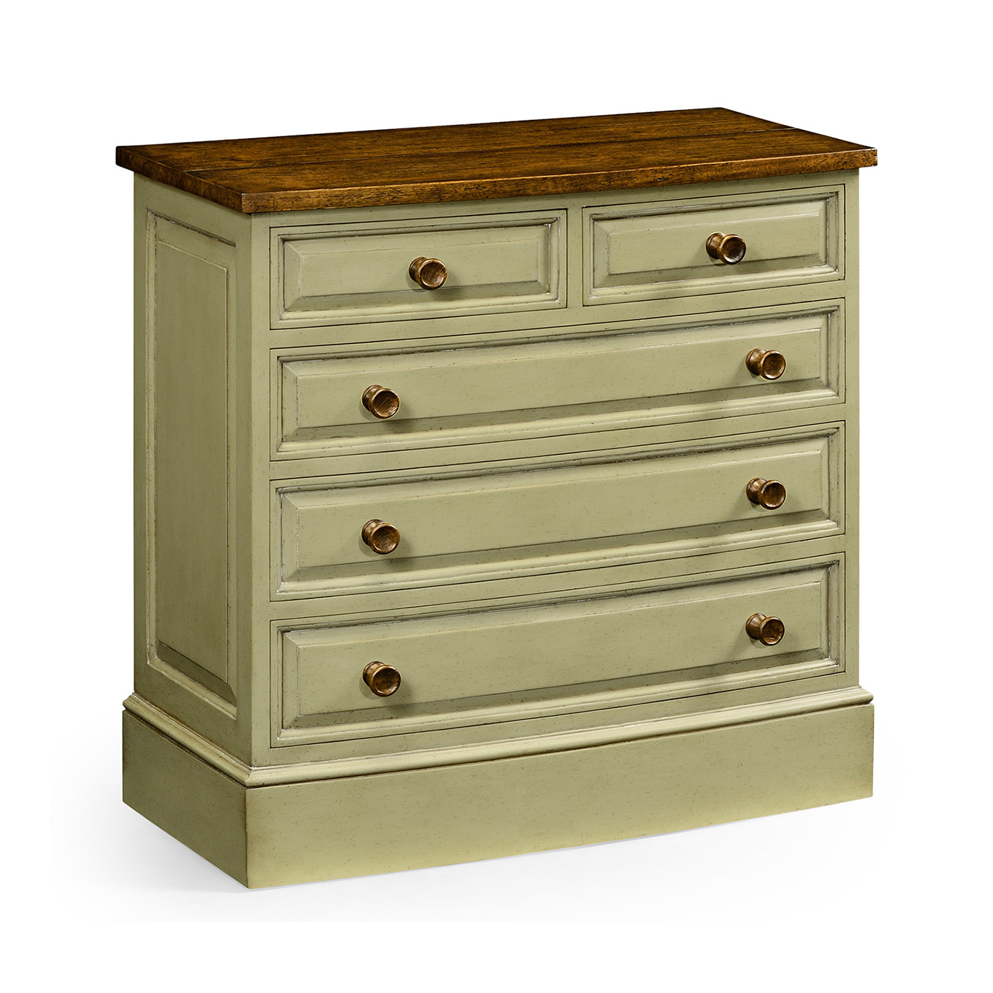 Gustavian Style Bow Fronted Chest