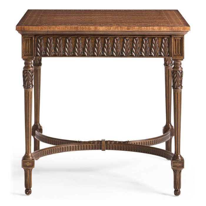 Napoleon III style side table with fine inlay