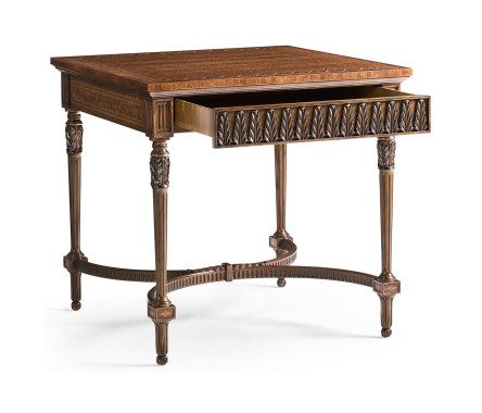 Napoleon III style side table with fine inlay