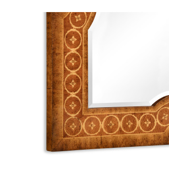 Napoleon III style wall mirror fine inlay