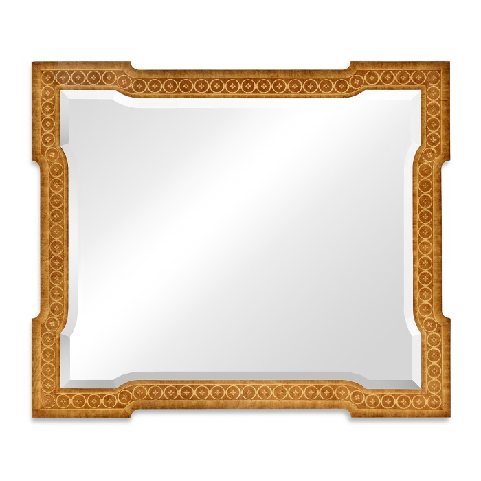 Napoleon III style wall mirror fine inlay