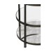 Distressed Bronze Three Tier Table