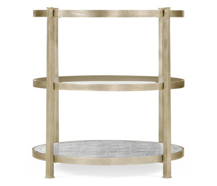 Silver Three Tier Table