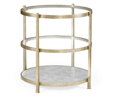 Silver Three Tier Table