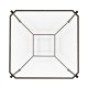 Distressed Bronze Square Side Table