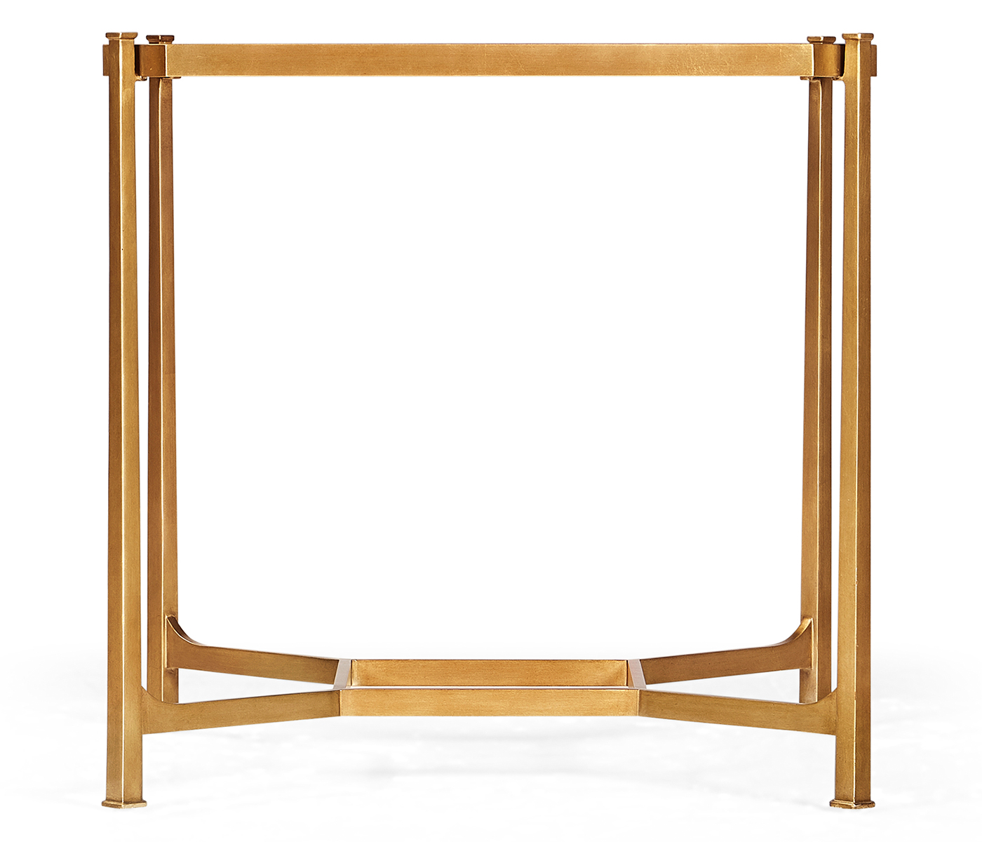 Gilded Square Side Table