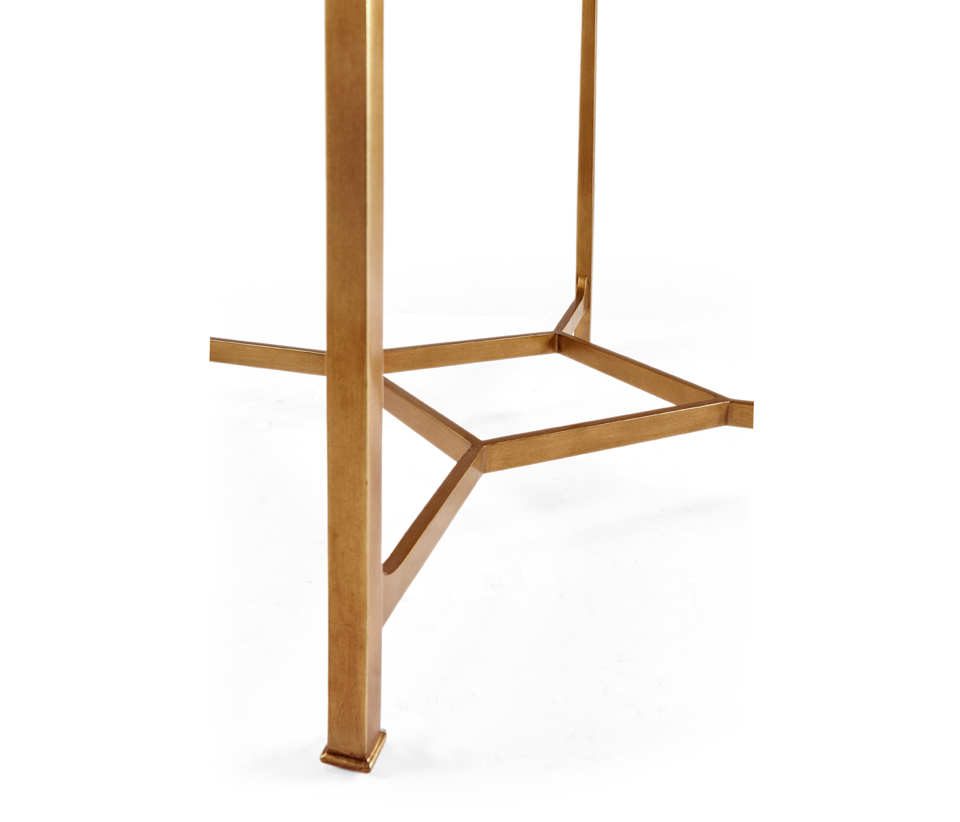 Gilded Square Side Table