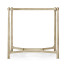 Silver Square Side Table
