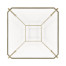 Silver Square Side Table