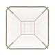 Silver Square Side Table