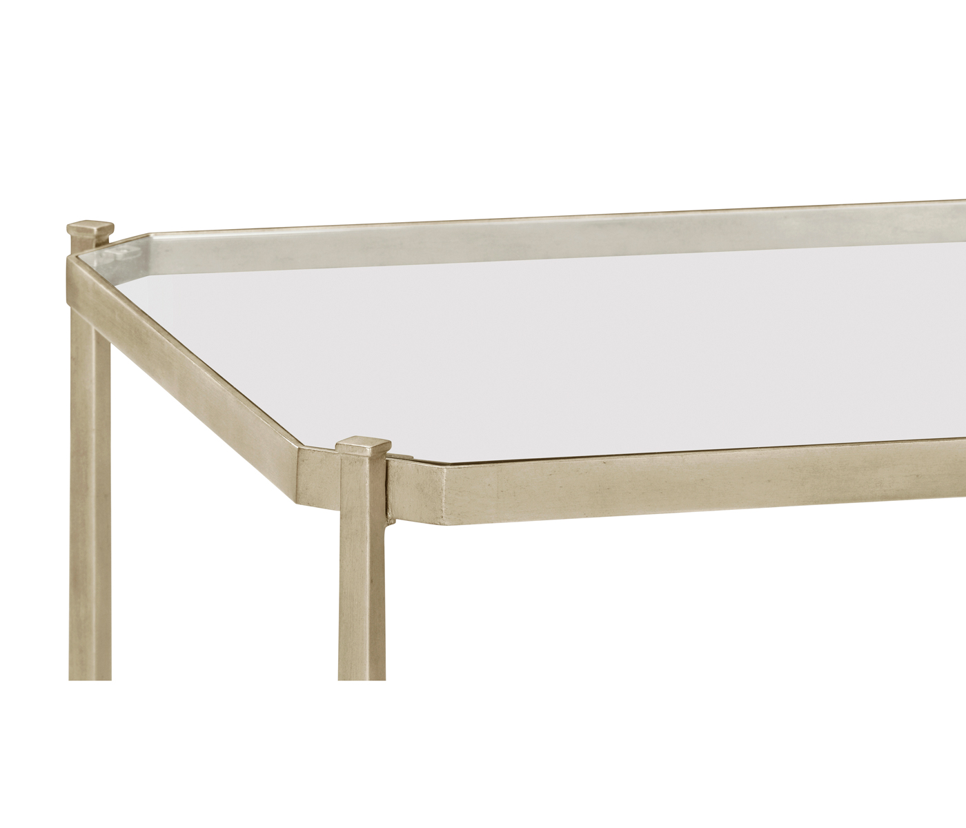 Silver Square Side Table