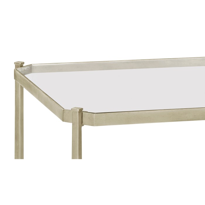 Silver Square Side Table