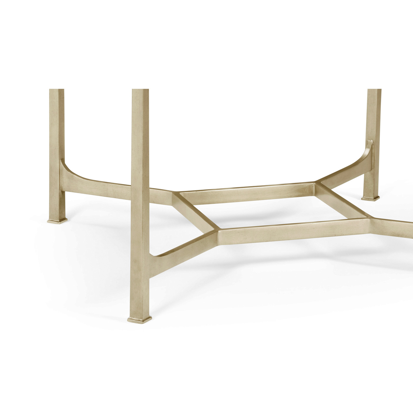 Silver Square Side Table