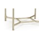 Silver Square Side Table