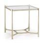 Silver Square Side Table