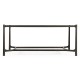 Distressed Bronze Rectangular Coffee Table