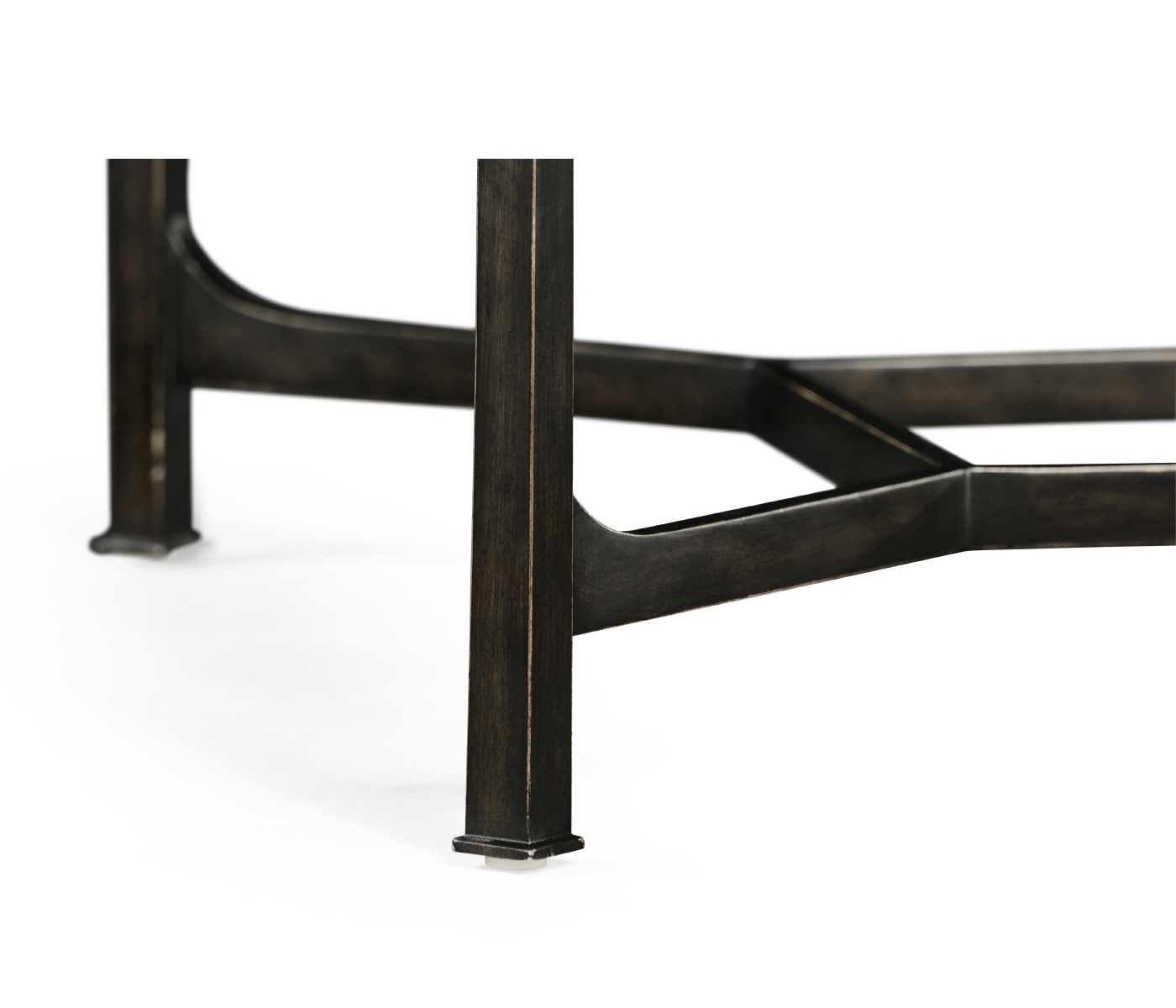 Distressed Bronze Rectangular Coffee Table