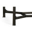 Distressed Bronze Rectangular Coffee Table