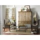 Distressed Bronze Rectangular Coffee Table