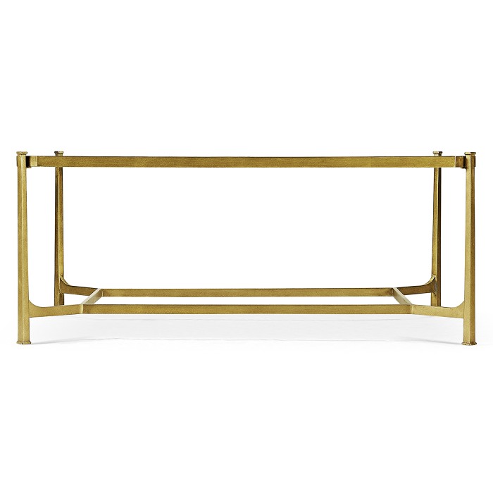 Gilded Rectangular Coffee Table