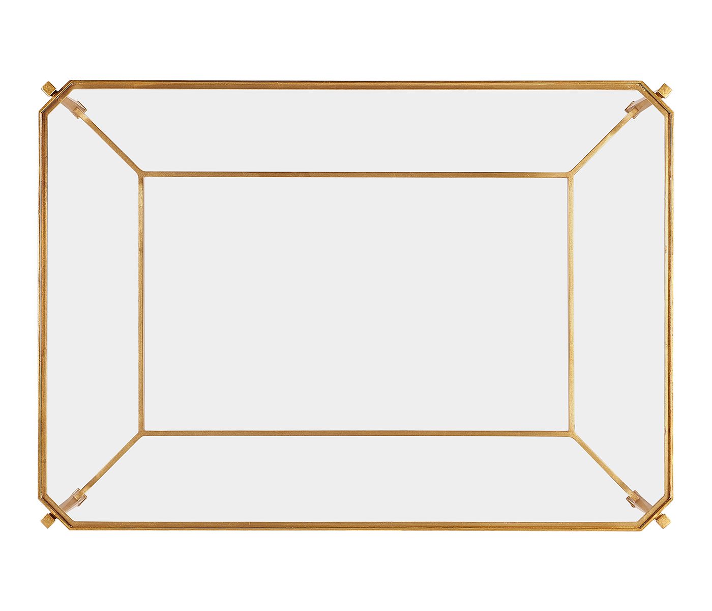 Gilded Rectangular Coffee Table