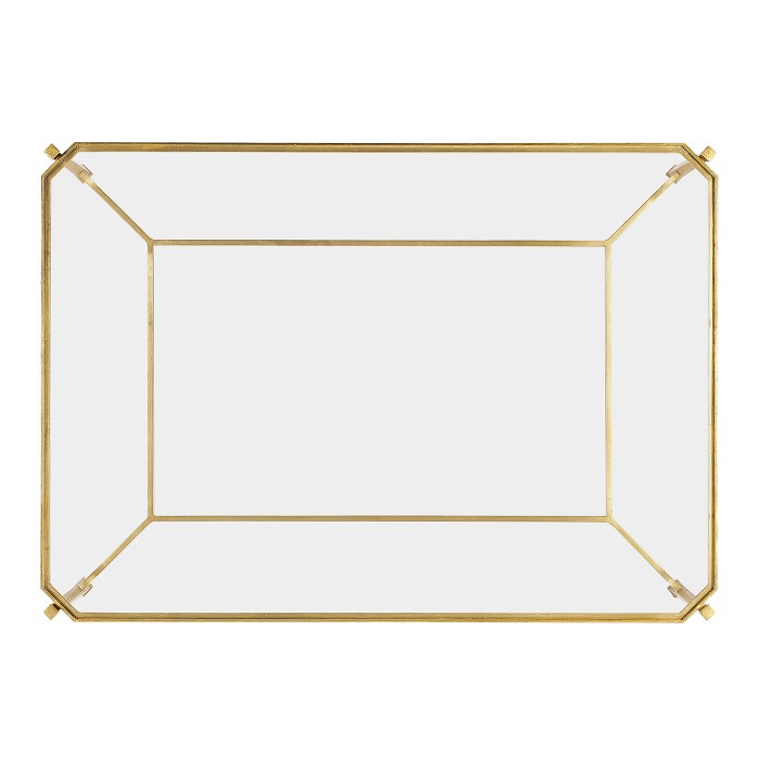 Gilded Rectangular Coffee Table