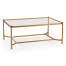 Gilded Rectangular Coffee Table