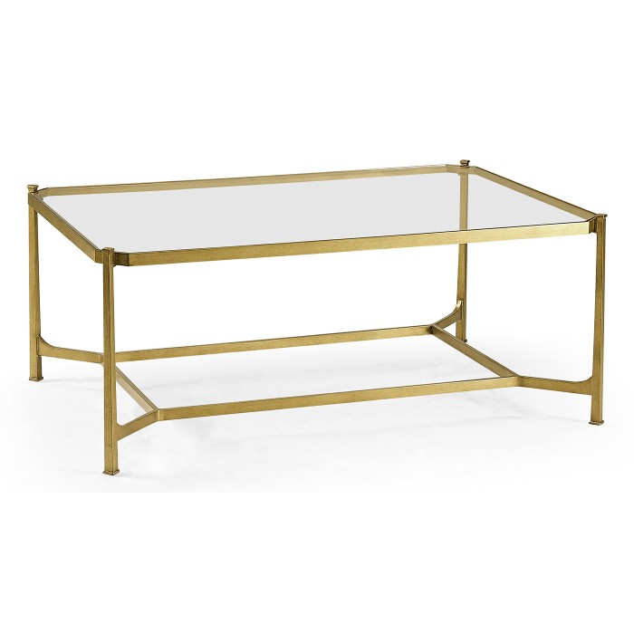 Gilded Rectangular Coffee Table