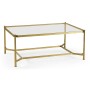 Gilded Rectangular Coffee Table