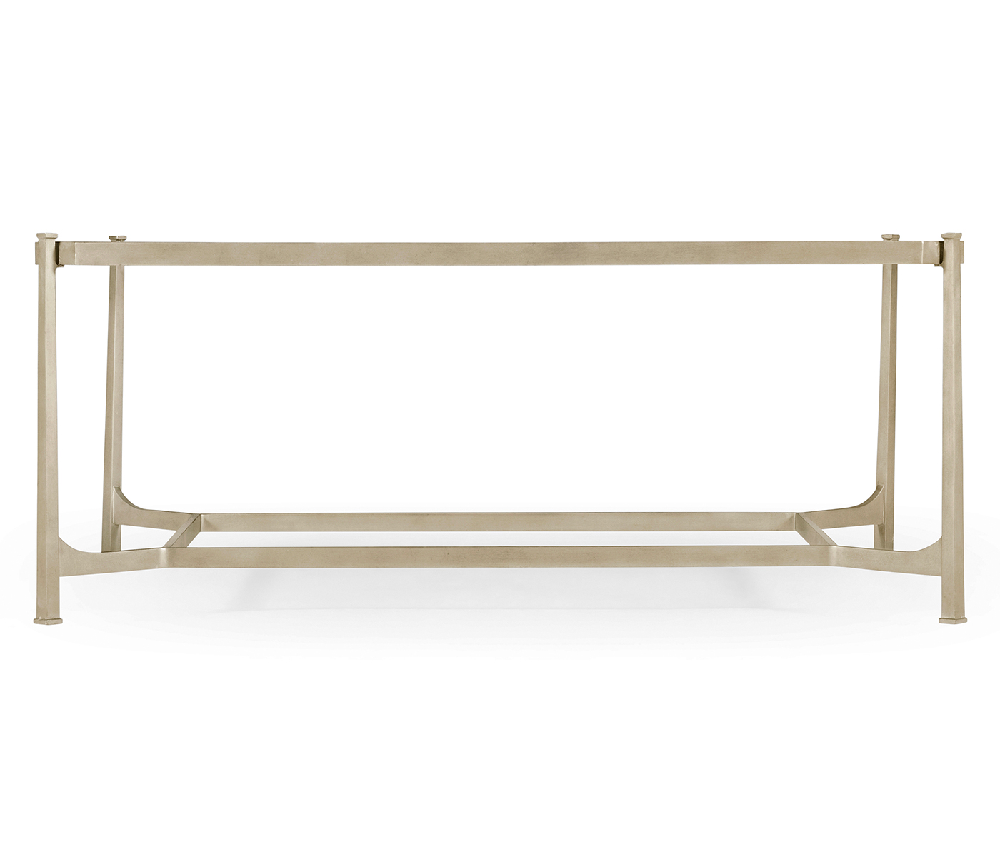 Silver Rectangular Coffee Table