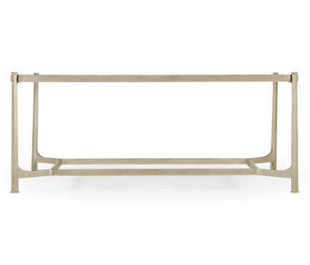 Silver Rectangular Coffee Table