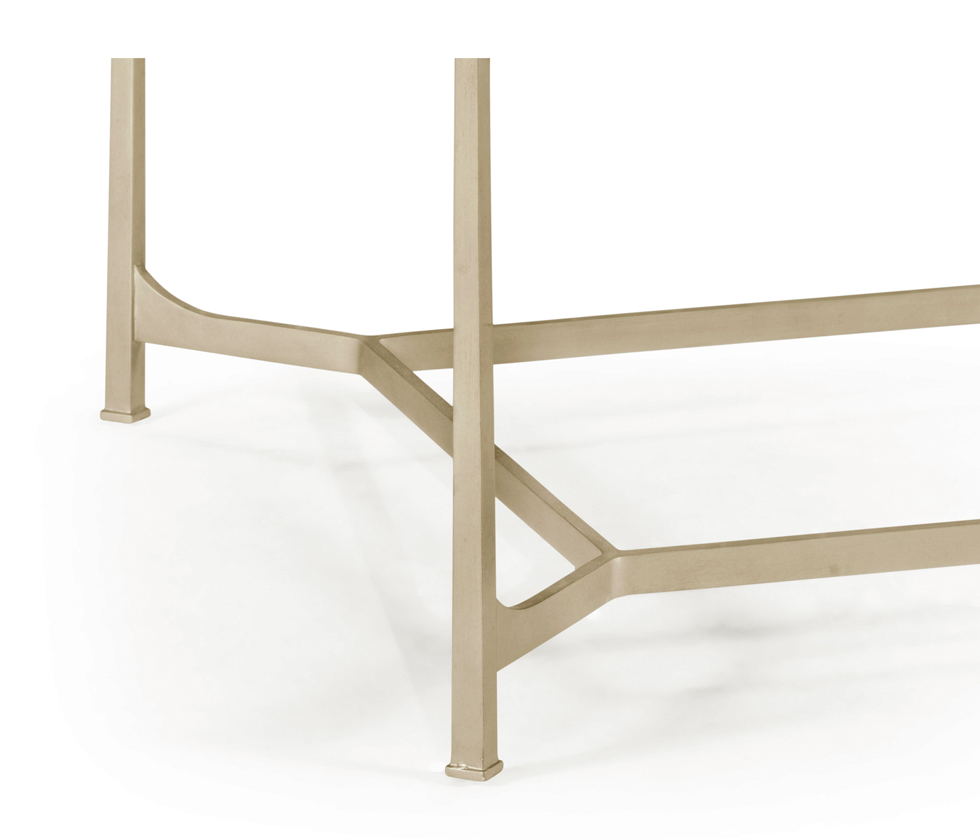 Silver Rectangular Coffee Table