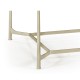 Silver Rectangular Coffee Table