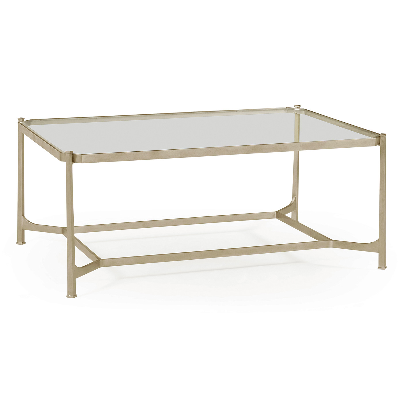 Silver Rectangular Coffee Table