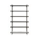 Distressed Bronze Six Tier Étagère